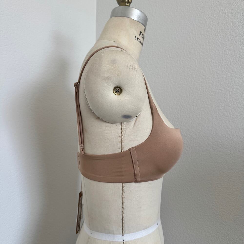 Skims | NWT Lightly Lined Square Neck Bra Wireless Form in "Clay" Size 32B - Picture 2 of 13